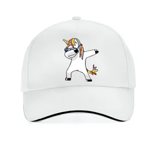 Casquette Licorne Dab Blanc