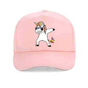 Casquette Licorne Dab Rose