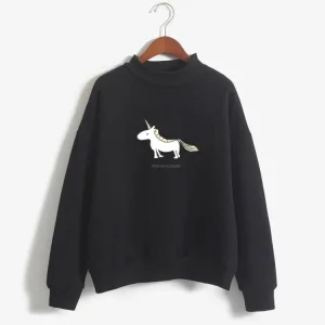 Pull Licorne Femme Noir