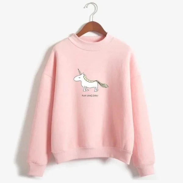 Pull Licorne Femme Rose