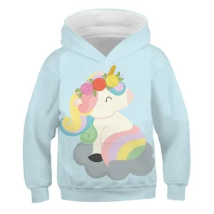 Pull Licorne Fleuri