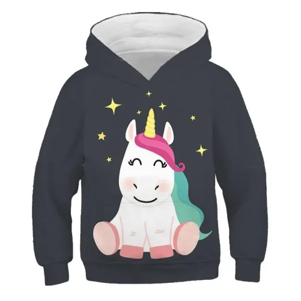 pull licorne kawaii coloré