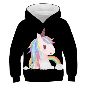 pull licorne petite fille